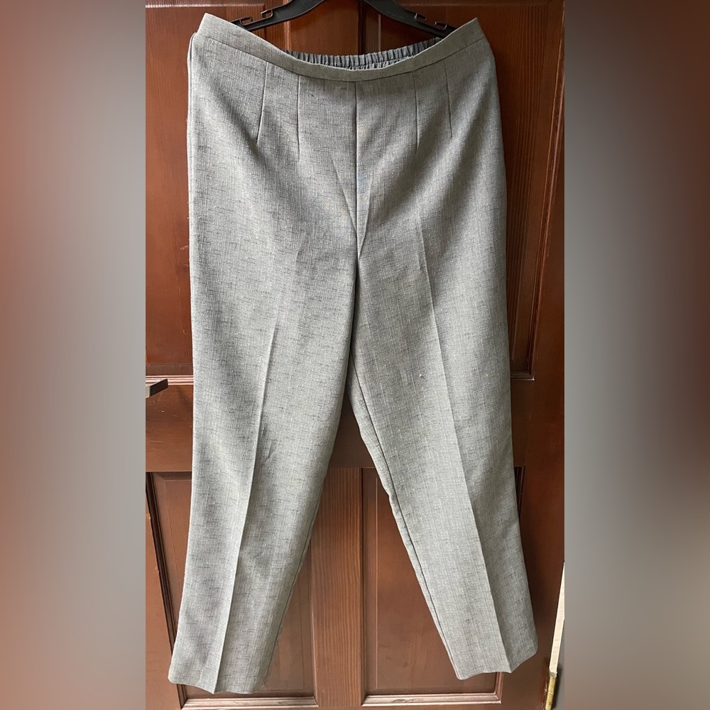 Sag Harbor Womens Gray Dress Pants Size 14T Trousers Side Zip